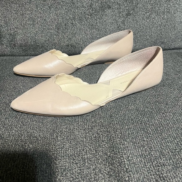 Adrienne Vittadini scalloped flats size 9.5 - Picture 2 of 5